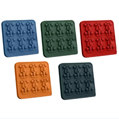 Hielos con forma de un coche de formula