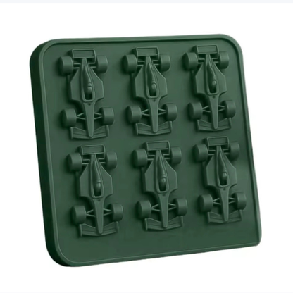 Hielos con forma de un coche de formula